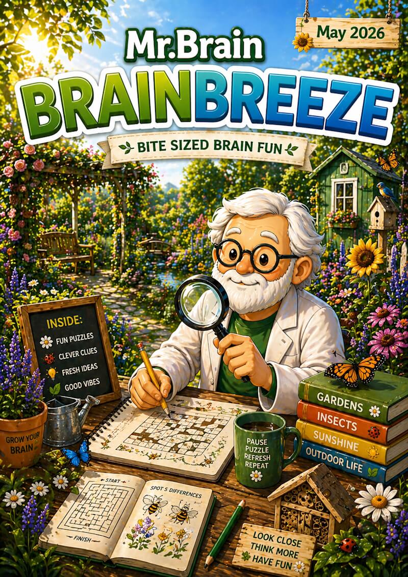 Cover of BrainBreeze Volume V, May 2026