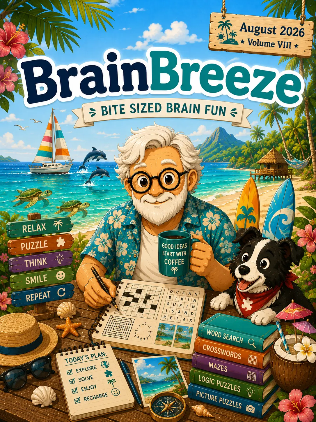 Cover of BrainBreeze Volume VIII, August 2026