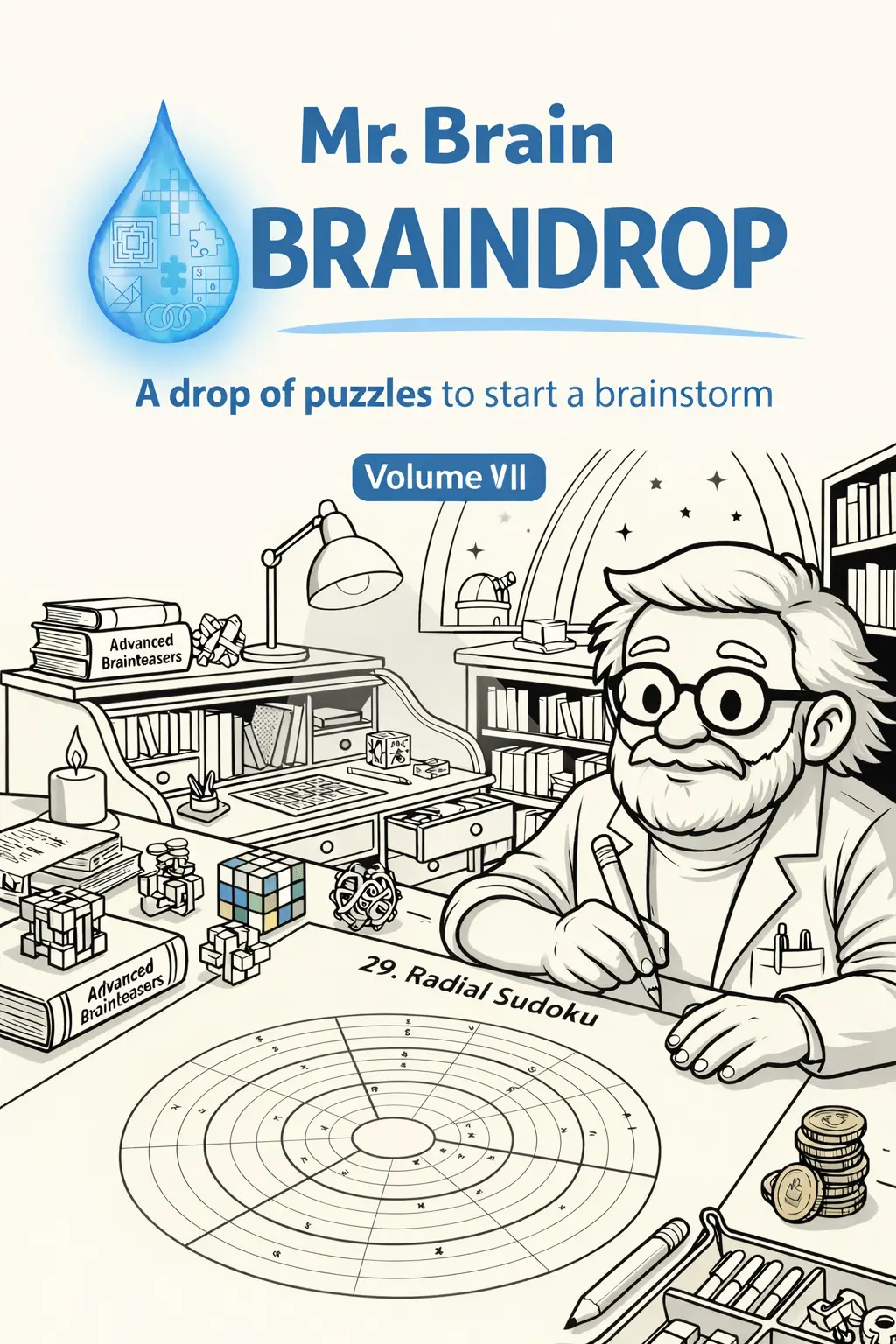 Cover of BrainDrop Volume VII, August 2026