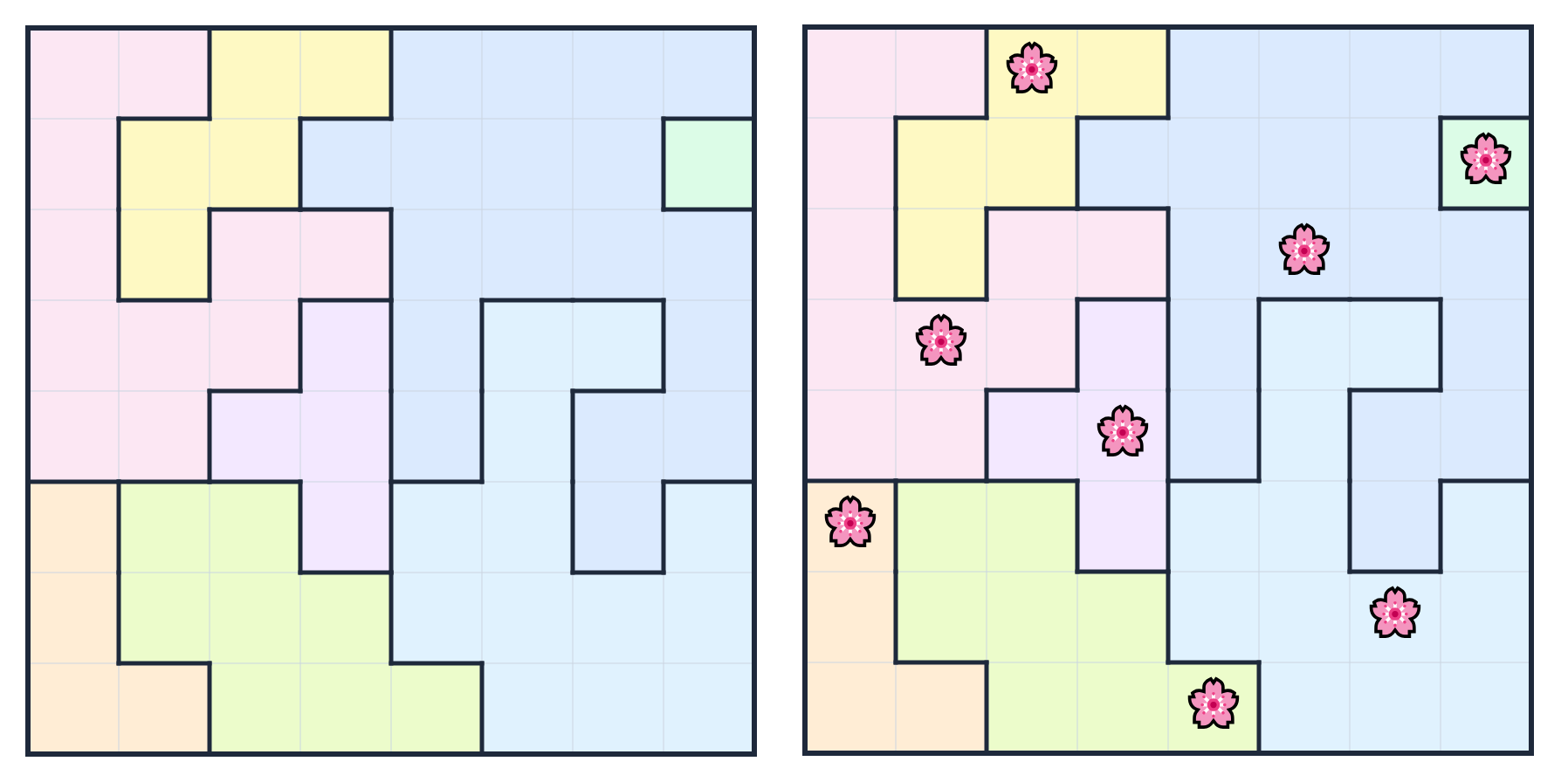 Wildflowers example puzzle