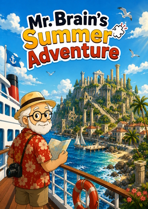 Small Summer Adventure puzzle book cover